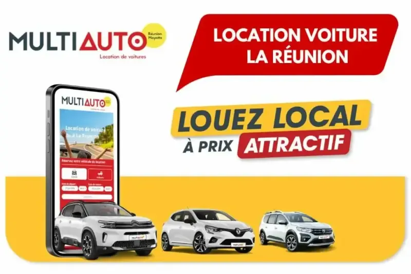 Voiture de location MultiAuto à La Réunion